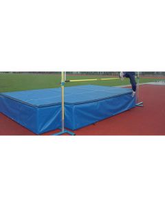 High Jump Landing Area With Cutouts - 5 x 3m - Blue
