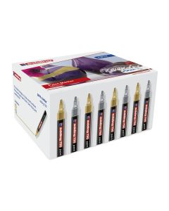Edding 790 Broad Paintmarkers - Gold/Silver - Pack of 10