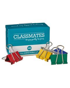 Classmates Fold Back Clip Assorted 32mm - Pack of 10