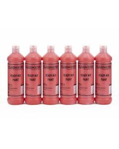 Classmates Ready Mixed Paint - 600ml - Crimson - Pack of 6