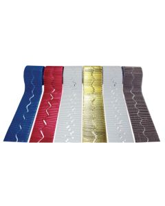Bordette Winter Scalloped Corrugated Card Border Rolls - 57mm x 7.5m - Pack of 6