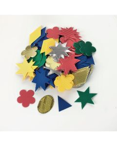 Geometric Die Cut Corrugated Shapes - Pack of 276