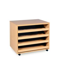 Sliding Drawer Paper Storage Unit