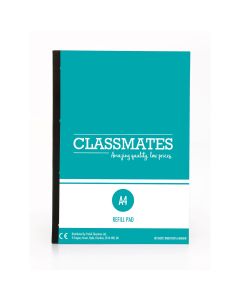 Classmates Refill A4 160 Page Pad White/Red - Pack of 5