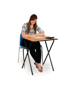 Classmates Examination Desks With Trolley - 25 Desks and Trolley