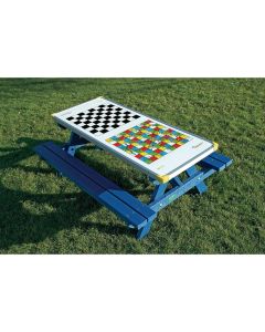 Junior Gameboard Picnic Bench - Board Game Top - Green