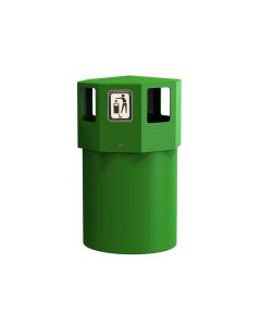 Octaplus Maxi Litter Bin - 130L - Green
