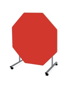 Tilt Top Table - Octagonal - 14yrs - Red