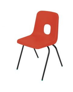 Series E Polypropylene Classroom Chair - Red - 6-8yrs