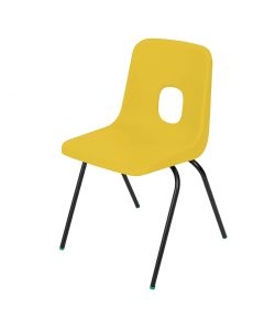 Series E Polypropylene Classroom Chair - Yellow - 14yrs