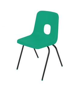Series E Polypropylene Classroom Chair - Green - 11-14yrs