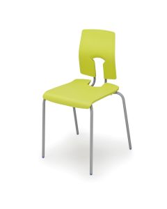 SE Ergonomic Polypropylene Chair - 380mm - Leaf