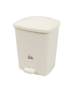 Lucy Pedal Bin - 15L White