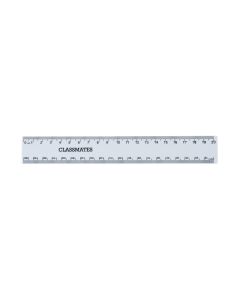 Classmates Shatter Resistant Ruler White 200mm/20cm - Pack of 10