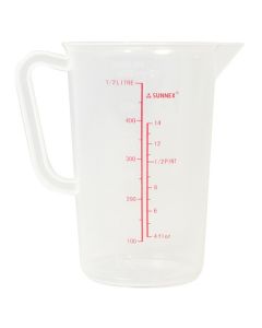 Plastic Measuring Jug - 0.5ltr/1 pint
