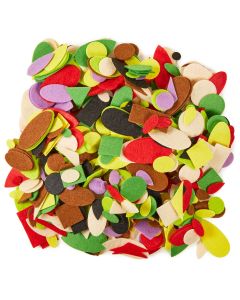Felt Shapes Assortment - Pack of 1000