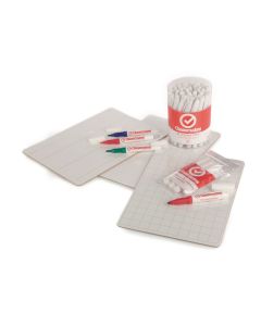Classmates Rigid Whiteboards - Magnetic - A4 Plain - Pack of 10