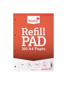 Silvine Headbound A4 Refill Pad - Pack of 6