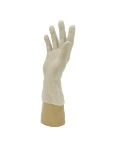 Polyco Clear Powder Free PVC Disposable Gloves-XL-Pk 100