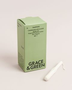 Grace & Green Regular Applicator Tampons - Pack of 16