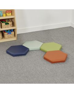Wisdom Hexagonal Modular  Soft Seating Set - Small
