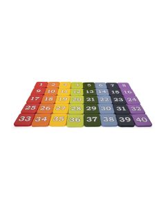 Rainbow Number Cushions 