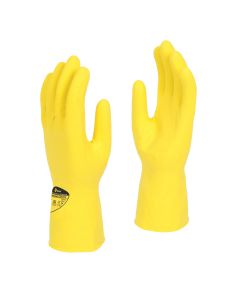 Polyco Medium Yellow General Purpose Rubber Gloves-Pair