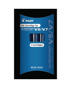 Pilot Hi-Tecpoint V5 & V7 Refills - Blue - Pack of 3