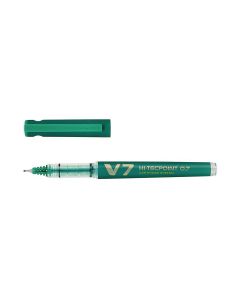 Pilot Hi-Tecpoint V7 Fineliner Pen - Green - Pack of 10