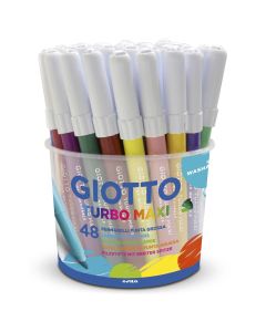 Giotto Turbo Maxi Colour Pens - Pack of 48