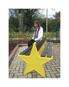 8 Seat Star Bench - Yellow