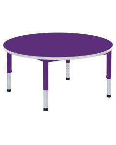 Harlequin Circular Bundle & 4 Chairs - 8-11 Years - Purple