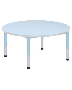 Harlequin Circular Bundle & 4 Chairs - Preschool - Soft Blue