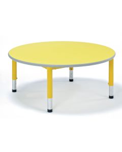 Harlequin Circular Bundle & 4 Chairs - 4-6 Years - Yellow