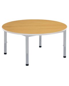 Harlequin Circular Bundle & 4 Chairs - 6-8 Years - Beech