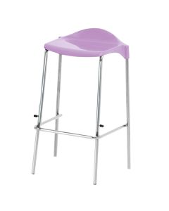 WSM Four Legged Stool - Seat height 445mm - Lilac