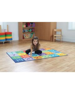 Rainbow 1 to 24 Numbers Mat