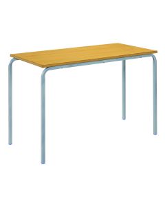 FinEveryday 120x60cm Crush Bent Table- 8-11 Years- Beech