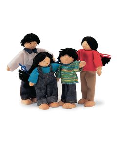 Tidlo Brown Doll Family