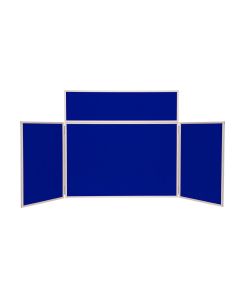 4 Panel Landscape Desktop Screen - Blue
