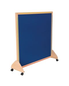 Wood Frame Junior Partitions - 1200 x 1200mm - Red