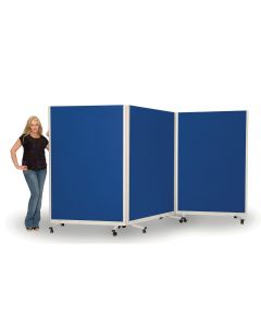 Tri Screen Mobile Presentation & Display System - Grey
