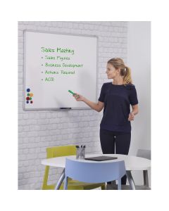 Vitreous enamel Steel (VES) Writing Boards - W900 x H600mm