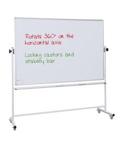Non-Magnetic Mobile Teaching Swivel Boards - 1200 x 900mm