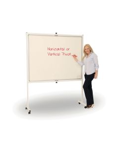 Magnetic Mobile Teaching Pivoting Boards - 1500 x 1200mm