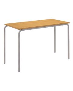 Classmates Rectangular Crushed Bent Classroom Table MDF Edge - 1100 x 550 x 710mm - Beech