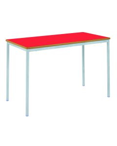 FinEveryday 110x55cm Fully Welded Table- 4-6 Years- Red