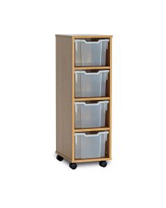 GALT Single Unit - 4 Trays - Mobile - Clear