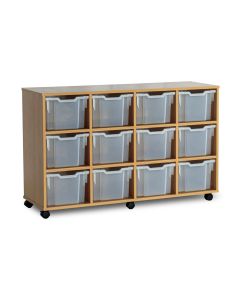 GALT Quad Unit - 12 Trays - Mobile - Clear