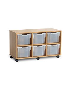 GALT Triple Unit - 6 Trays - Mobile - Clear